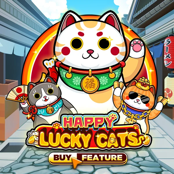 Microgaming : Happy Lucky Cats - QUEENBET138